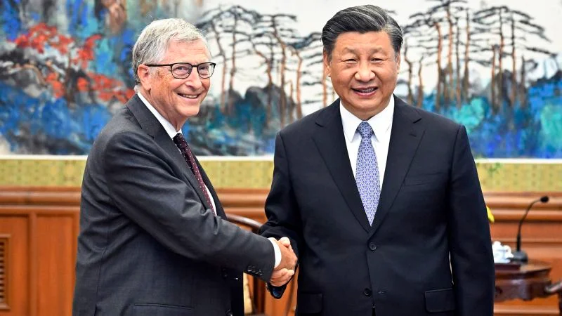 Xi Jinping and Bill Gates Reunite Amidst US-China Tensions.
