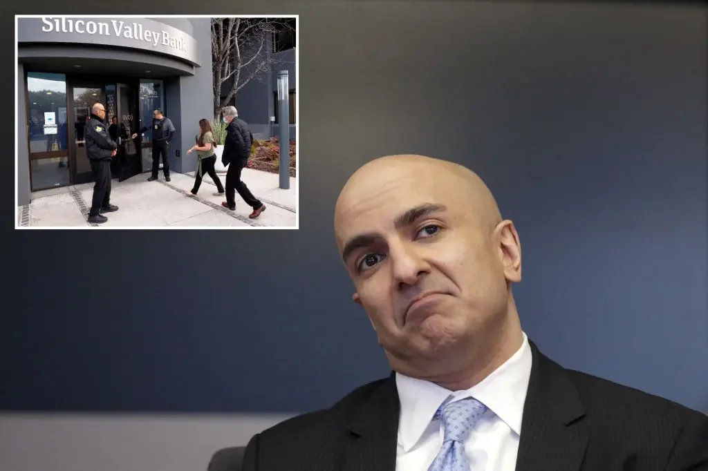 Fed's Kashkari warns of US recession risk due to banking strains.
