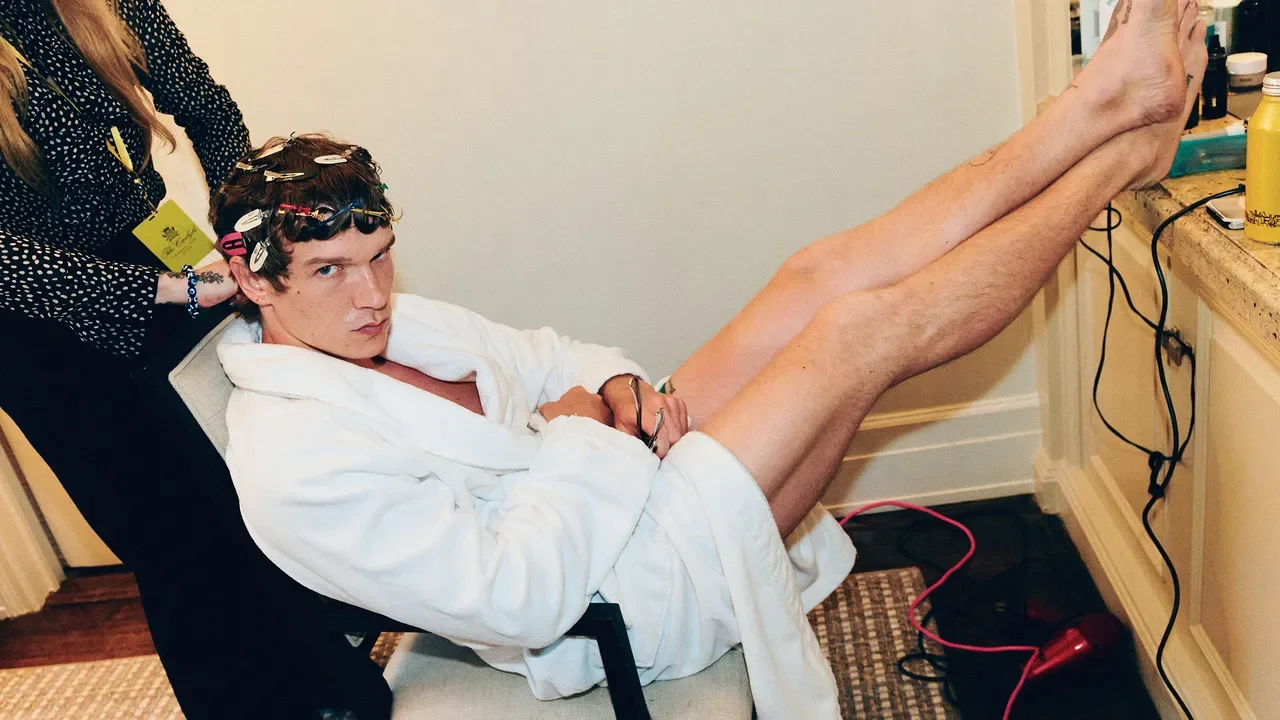 Connor Storrie Heads to the Met Gala Calmly in Saint Laurent Debut Look