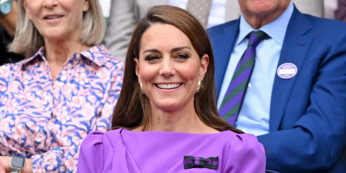 Kate Channels Diana-Inspired cobalt linen for Wimbledon debut