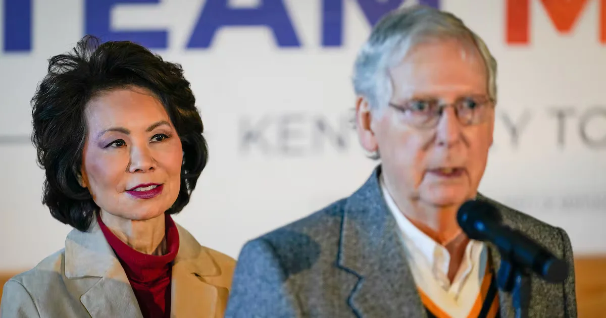 Chao’s China Trip After McConnell CPR Drama Sparks Health Transparency Debate