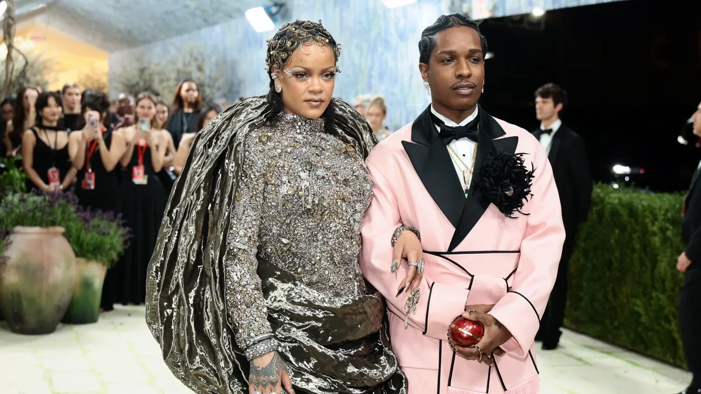 Rihanna Dazzles at Met Gala With A$AP Rocky in Margiela Glow