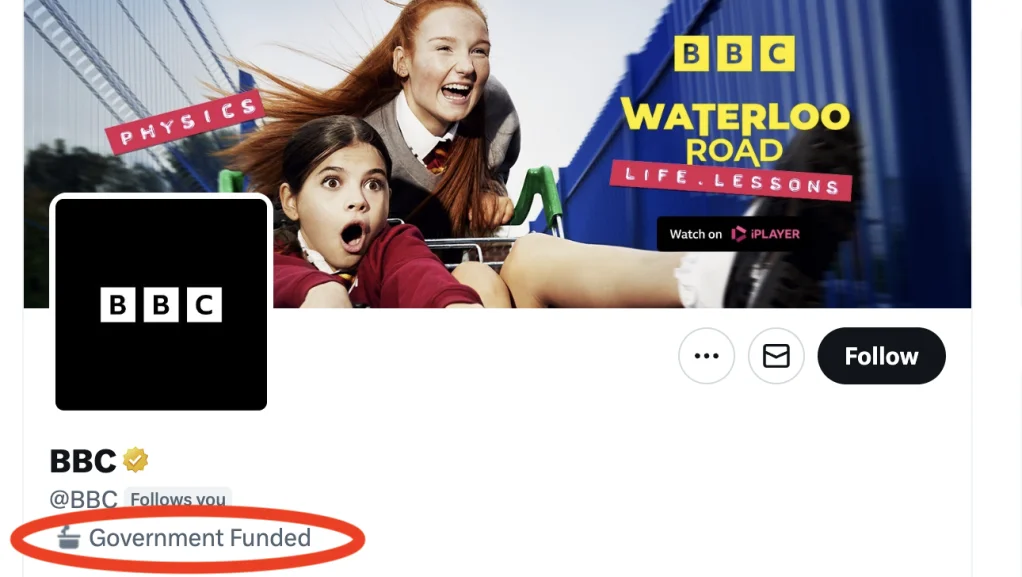Elon Musk's Twitter Tags BBC and NPR as "Government Funded Media"