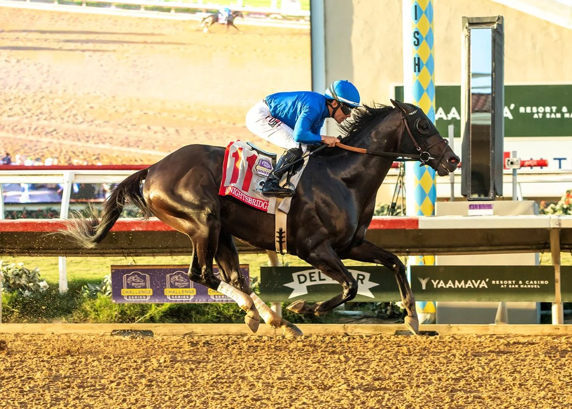 Knightsbridge Dominates Del Mar's Pacific Classic, Secures BC Path