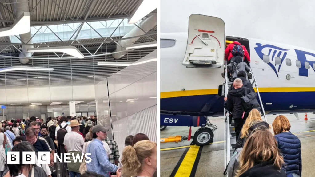Athens passport queues strand Ryanair travellers bound for London Luton