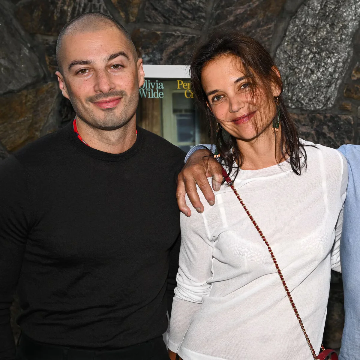 Katie Holmes Spotted With Artist Jason Bard Yarmosky at The Invite Screening in the Hamptons