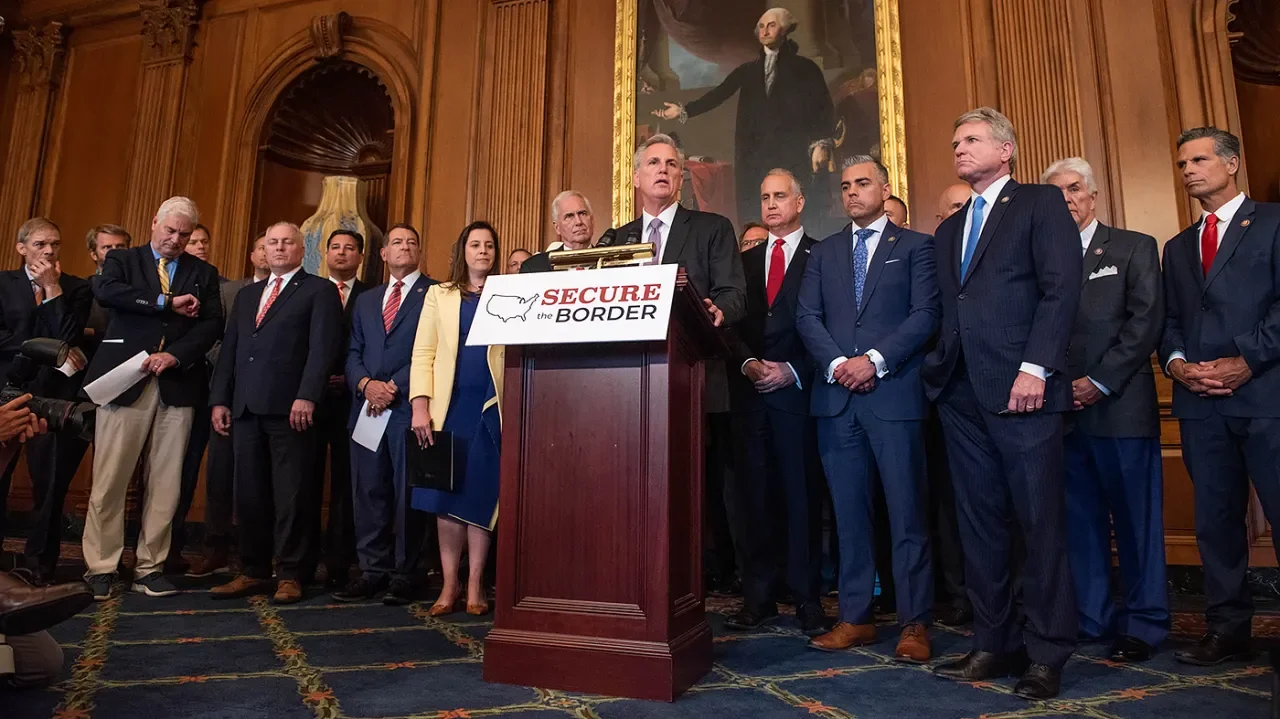 "Border politics: GOP passes bill while Democrats accused of inaction"