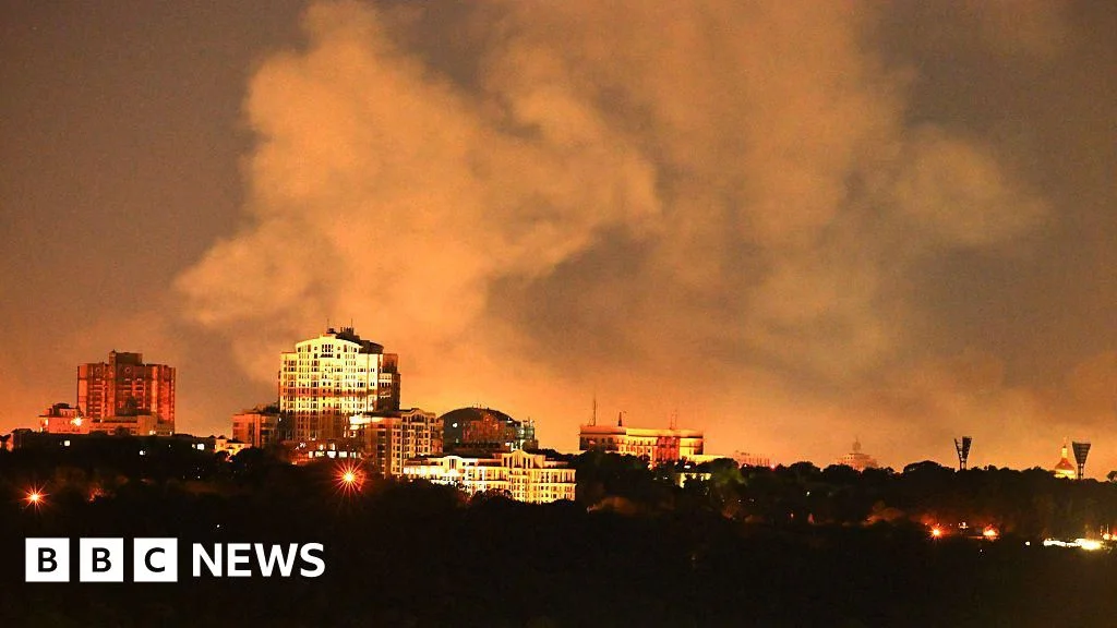 Overnight Russian Missile Barrage Hits Kyiv, Killing at Least Five