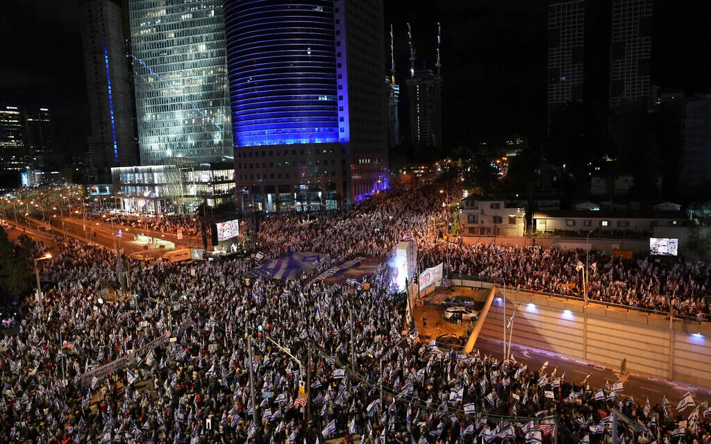 Massive Protests Erupt Over Government's Overhaul Plan