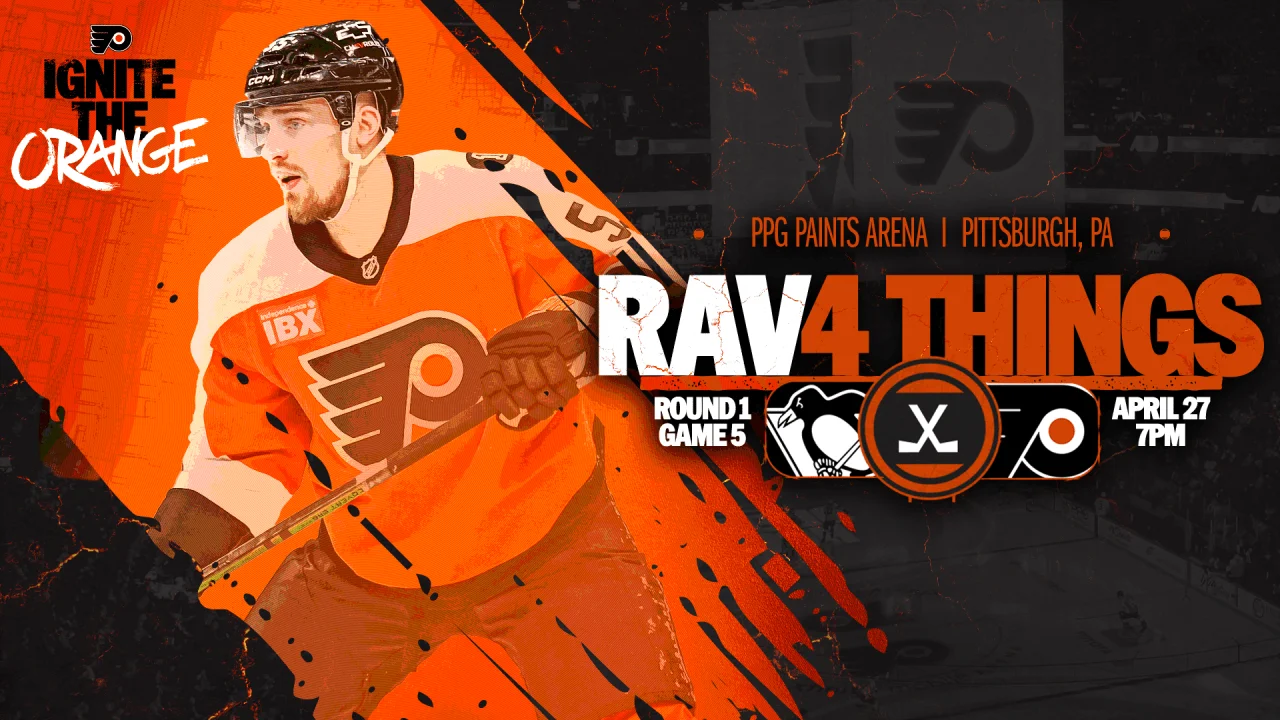 Flyers Aim to Close Series in Game 5 vs. Penguins