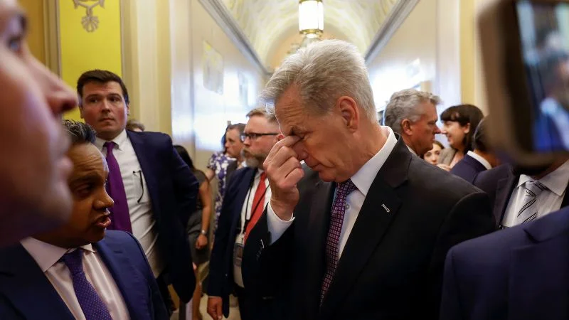 Debt ceiling negotiations stall as parties clash over terms.