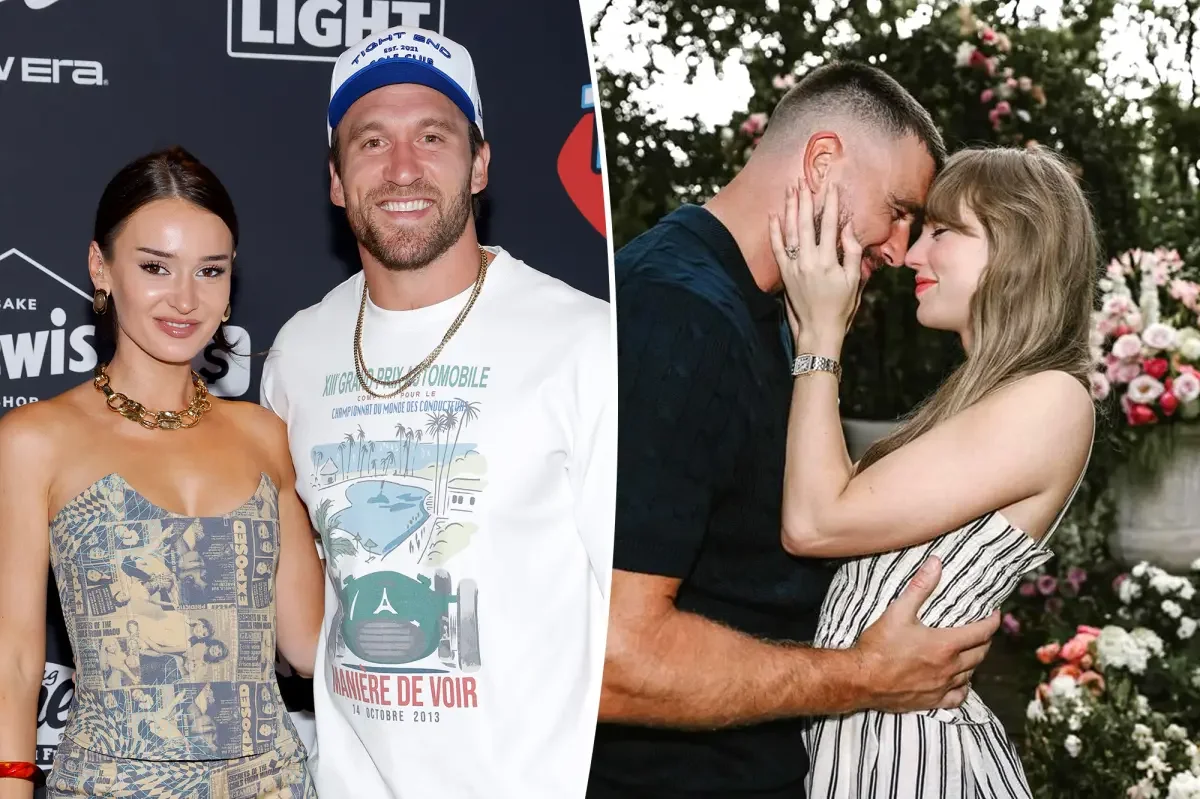 Epically glittering glimpses: Juszczyk teases Kelce-Swift wedding night