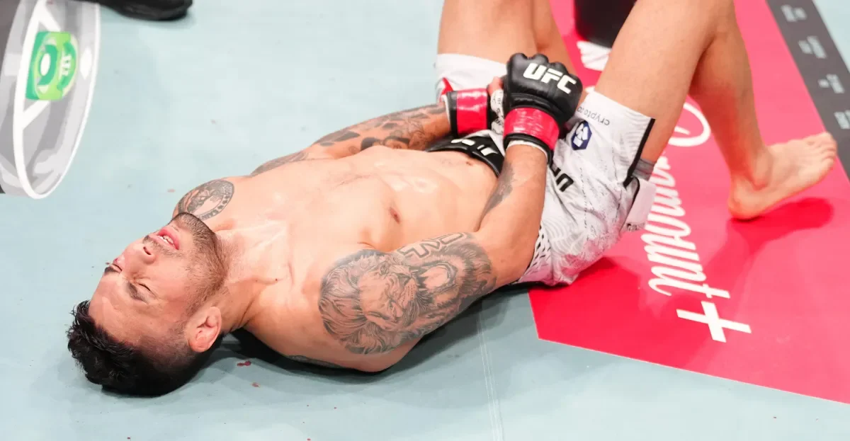 UFC Macau: Groin strike forces no-contest as Perez retches mid-fight