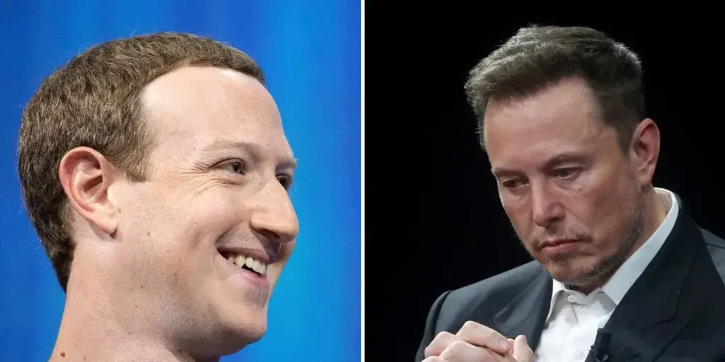 Tech Titans Clash: Elon Musk vs. Mark Zuckerberg in the Battle for Twitter Dominance