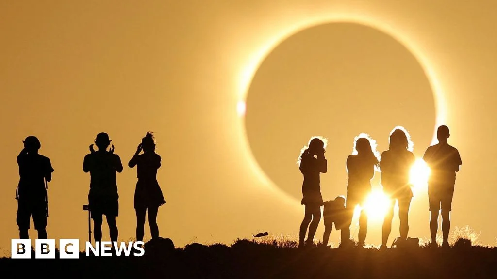 Europe dazzled by a rare solar eclipse, from near-total UK skies to totality in Spain