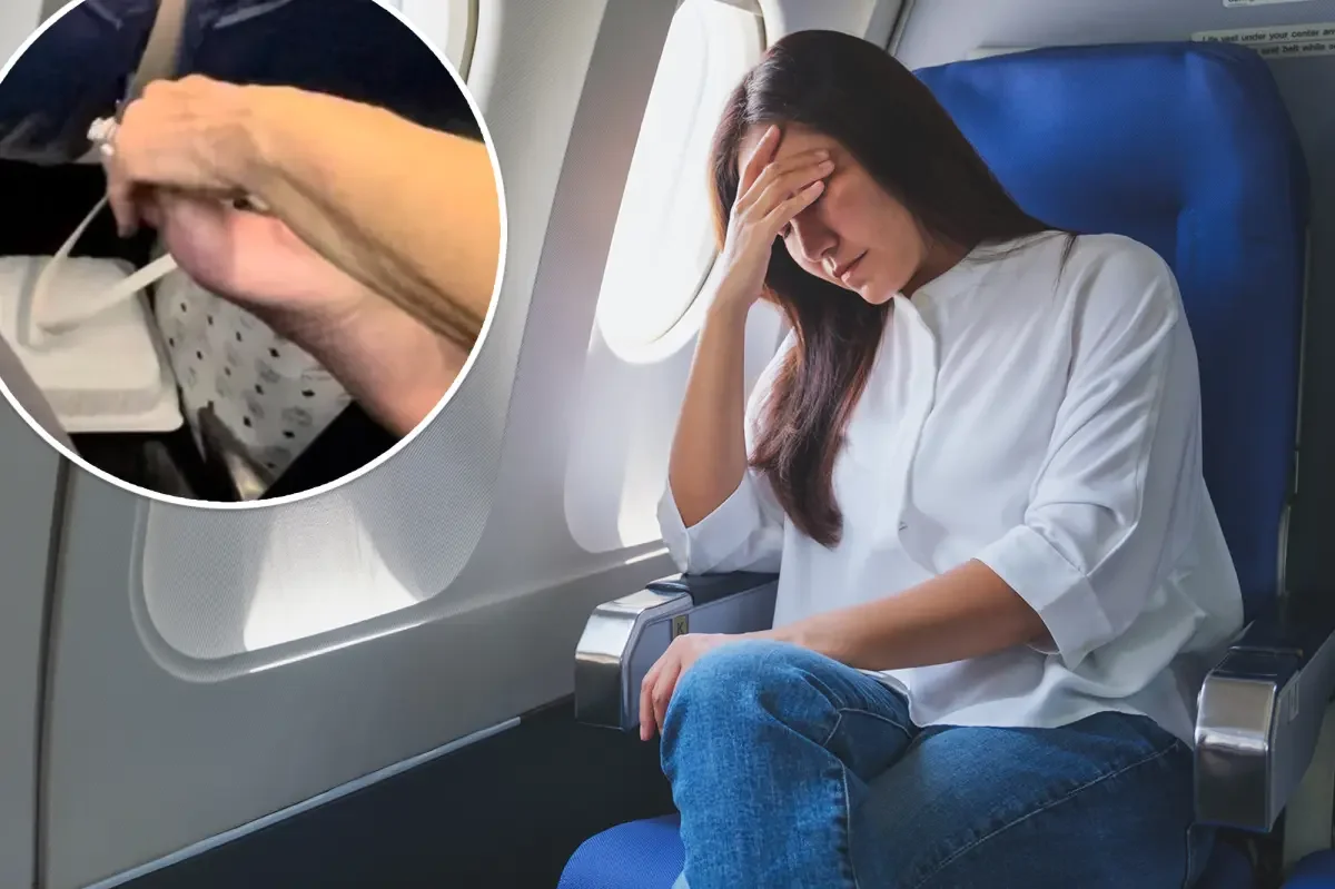 In-flight foot exfoliation sparks online backlash