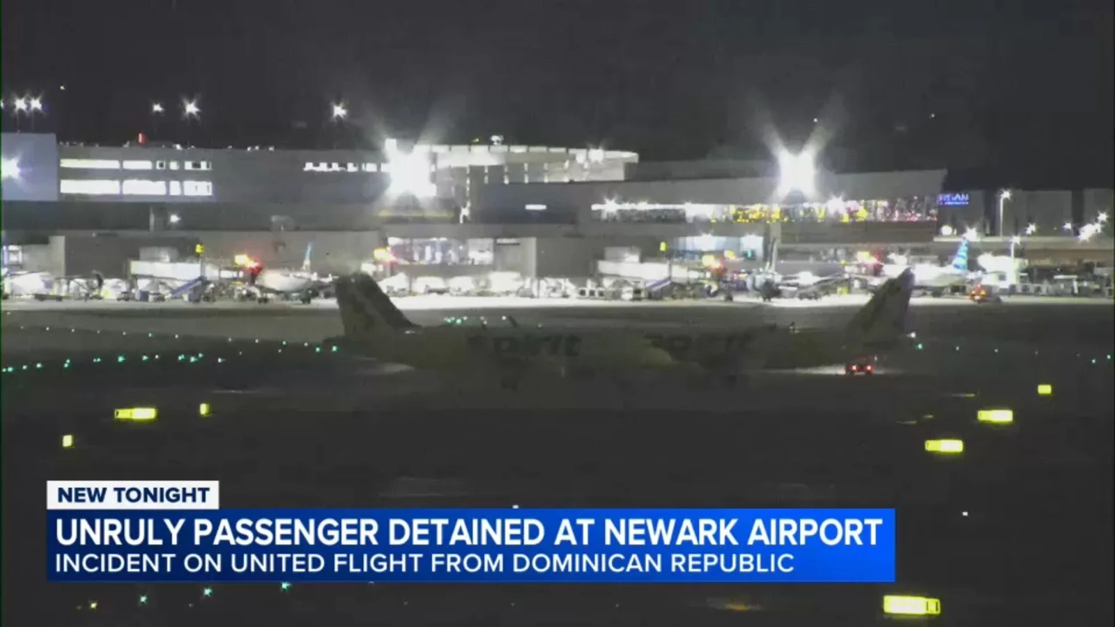 Unruly Passenger Detained at Newark After United Flight Incident