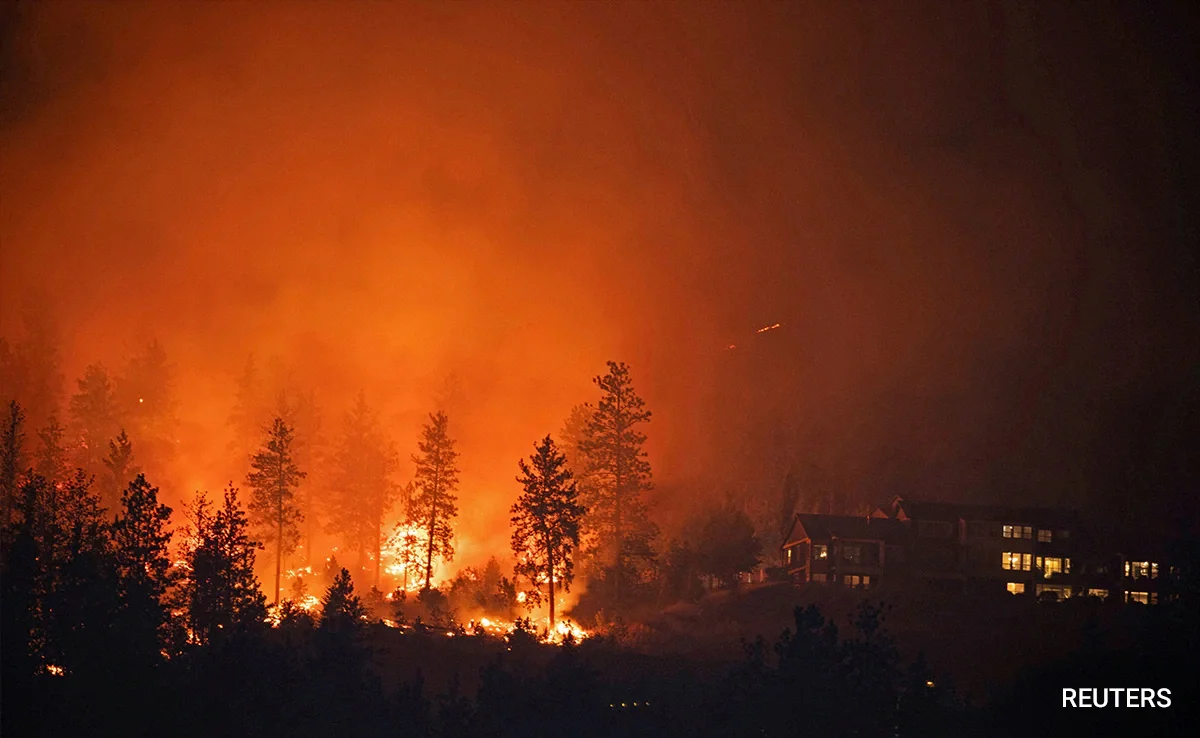 "Wildfires Force Evacuations and State of Emergency in Western Canada's Kelowna, BC"