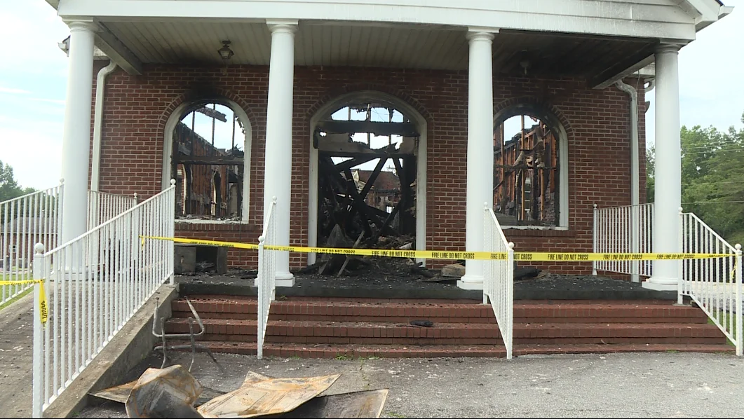 Historic Church Reduced to Ashes as Fire Ravages Community