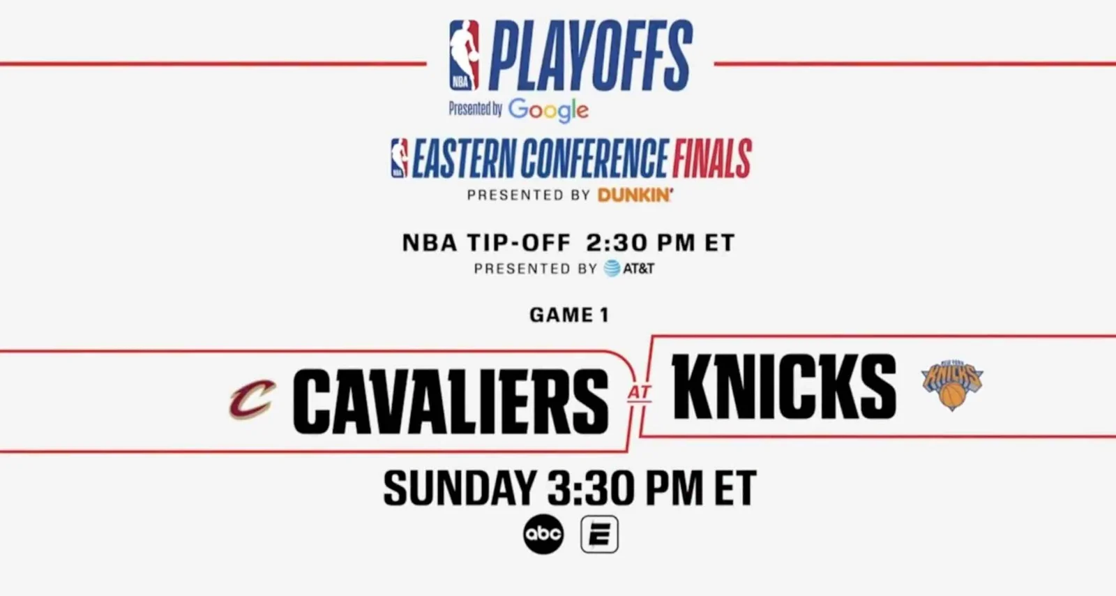ABC's premature Knicks-Cavaliers hype promo stirs confusion