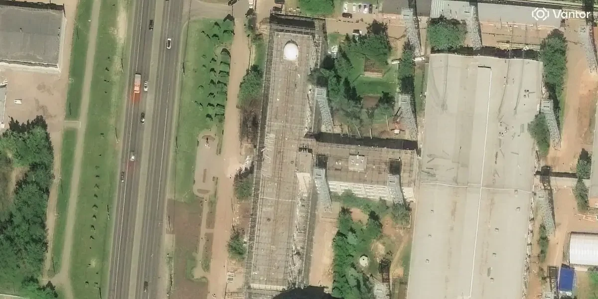 Ukraine targets Russian plant wrapped in anti-drone cage with FP-5 Flamingo missiles