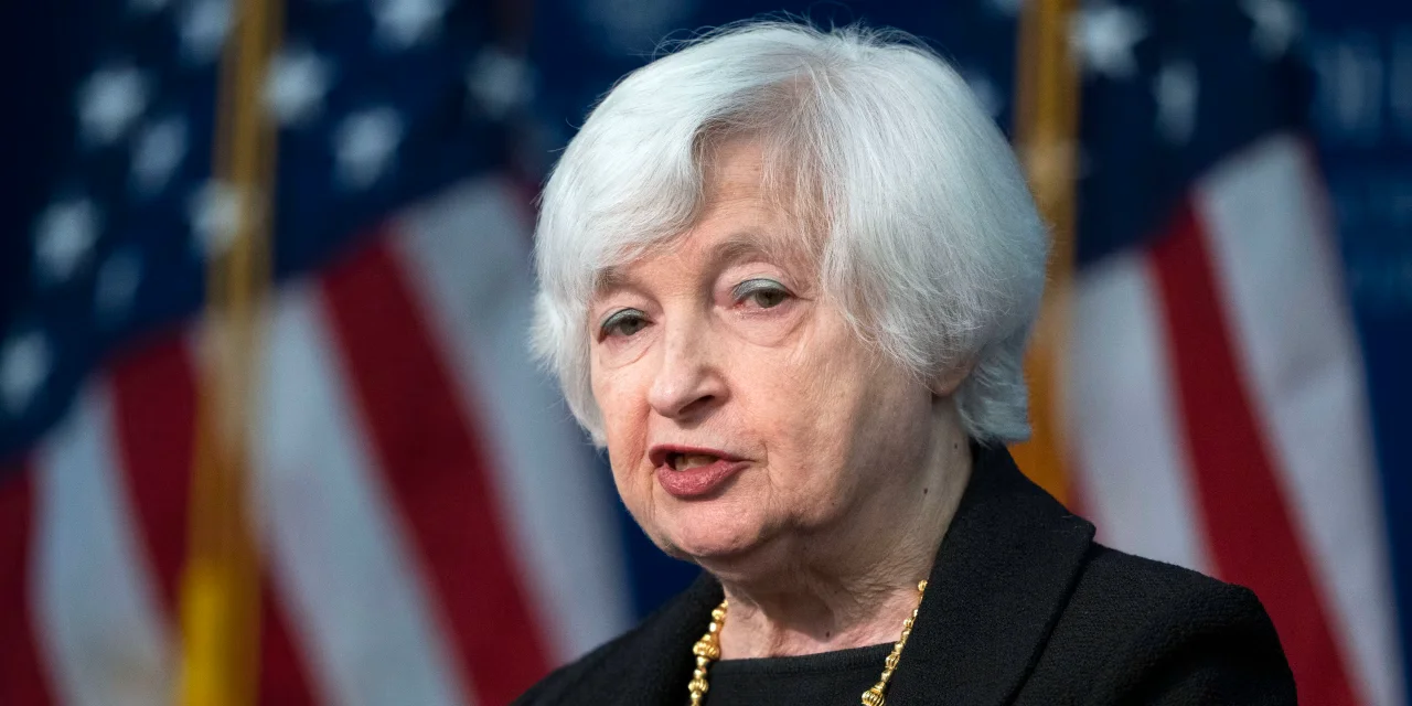 Yellen warns of potential U.S. default by June 1st.