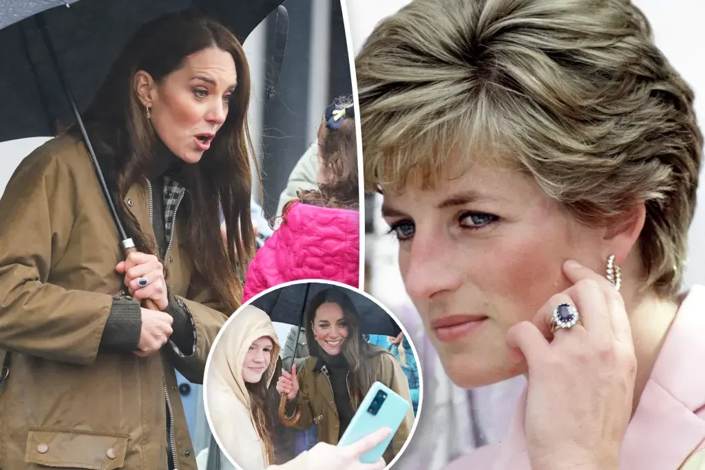Kate Middleton's Rare Comments on Princess Diana's Ring and Size