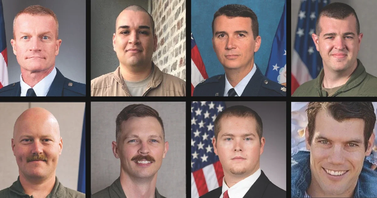 Edwards B-52 Crash: Eight Crewmembers Identified