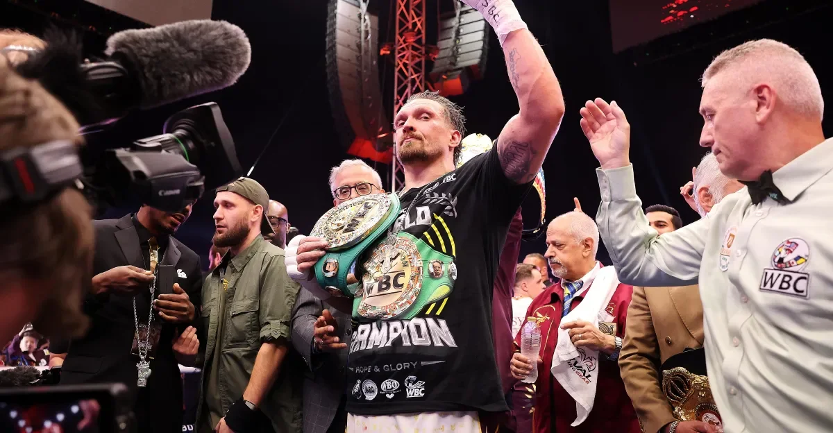 Usyk relinquishes all heavyweight belts, signaling a final act in the ring