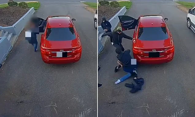 Connecticut homeowner fights off four carjackers in dramatic driveway encounter.