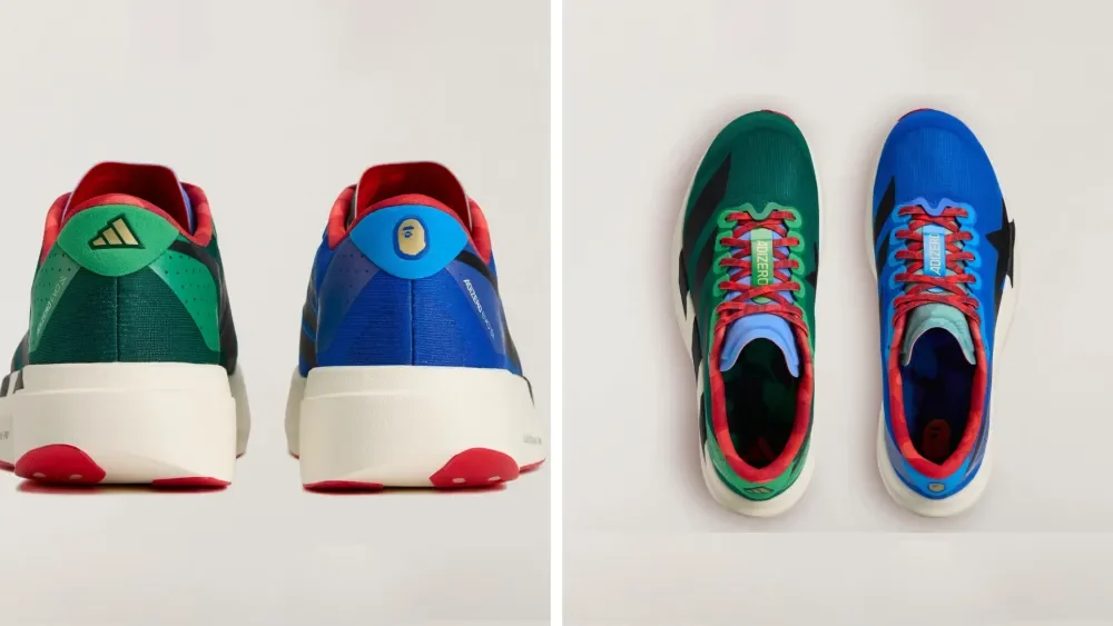 Bape x Adidas Evo SL Drops Second Blue-Green Colorway