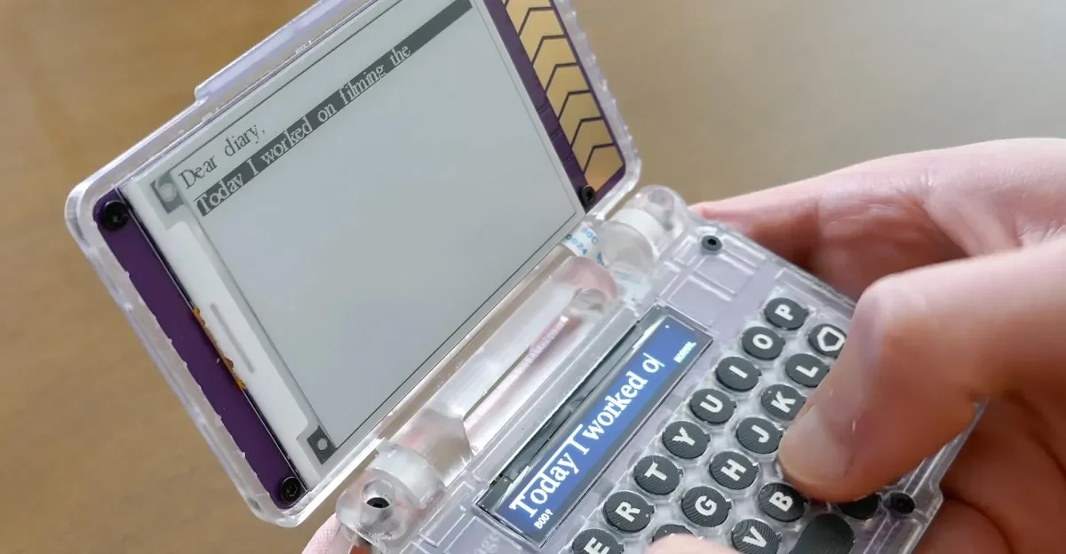 PocketMage revives the PDA era with e-paper and dual screens