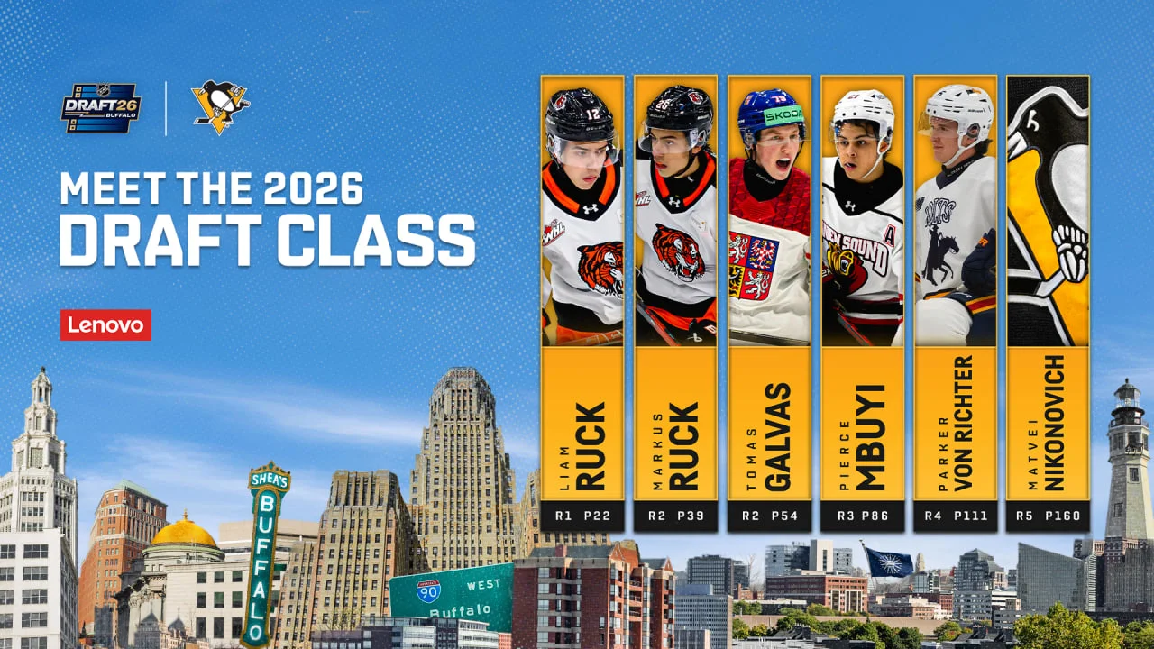 Penguins Build a Six-Player Fresh Start in 2026 Draft Class
