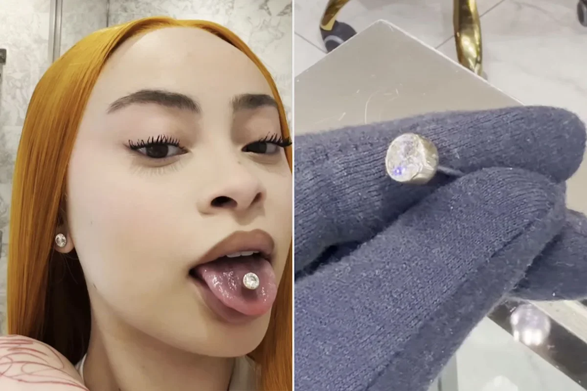 Ice Spice Stuns With a $50K Diamond Tongue Ring, Touted as the World’s Largest