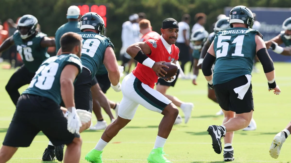 Eagles open 2026 camp with Shanahan-style offense and rotating QB2