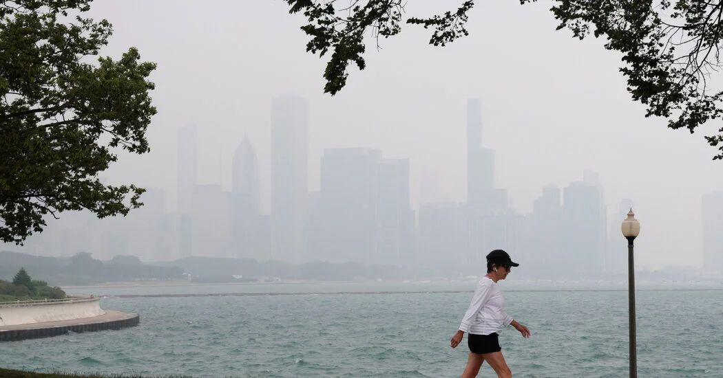 Canada Wildfire Smoke Causes Poor Air Quality in Chicago and Midwest