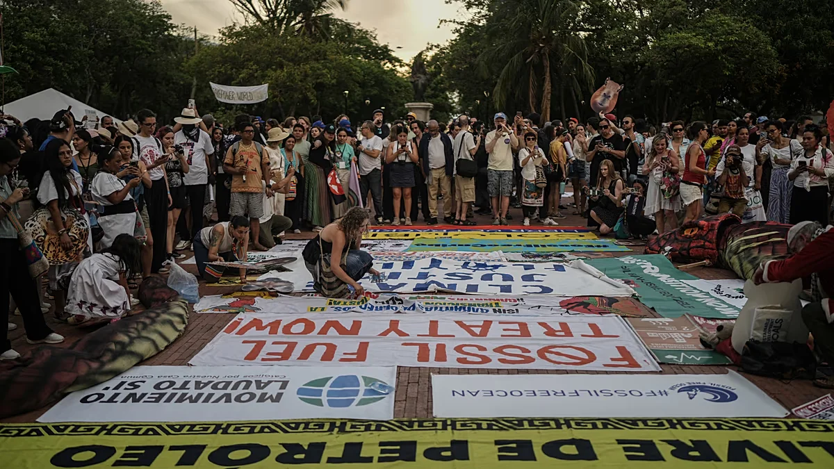Colombia hosts a new power as 60 countries push fossil-fuel transition, Trump absent