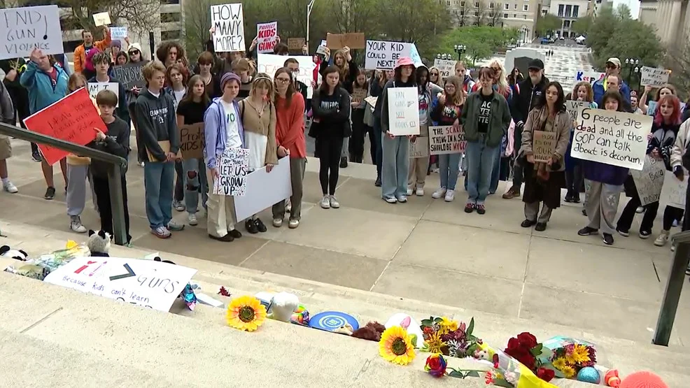 Students across the US demand gun control through protests and walkouts.