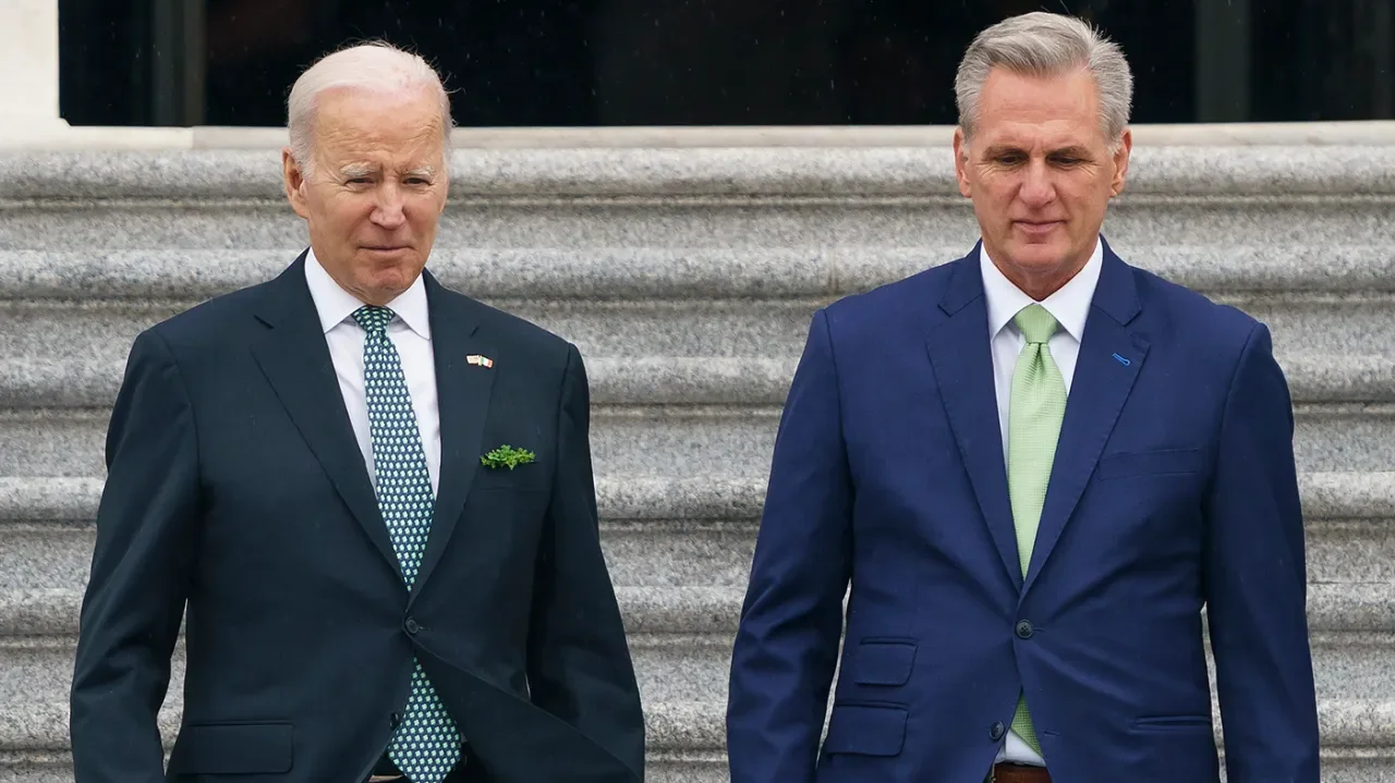 Biden and McCarthy clash over debt limit crisis at White House meeting.