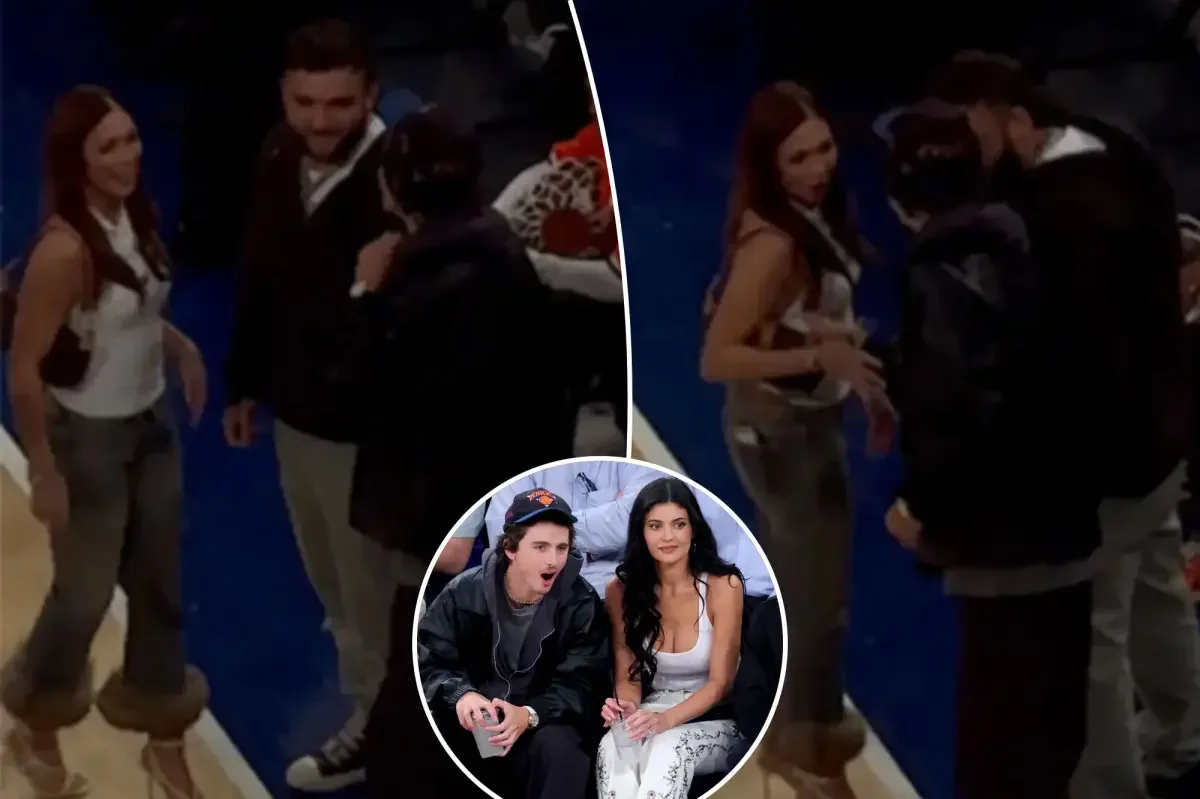 Timothée Chalamet Joins Knicks Celeb Row Moment as Cam Skattebo Watches Playoff Game 5