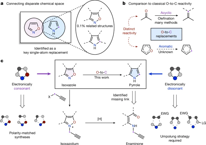 O-to-C Skeletal Editing Bridges Isoxazoles to Pyrroles in One Pot