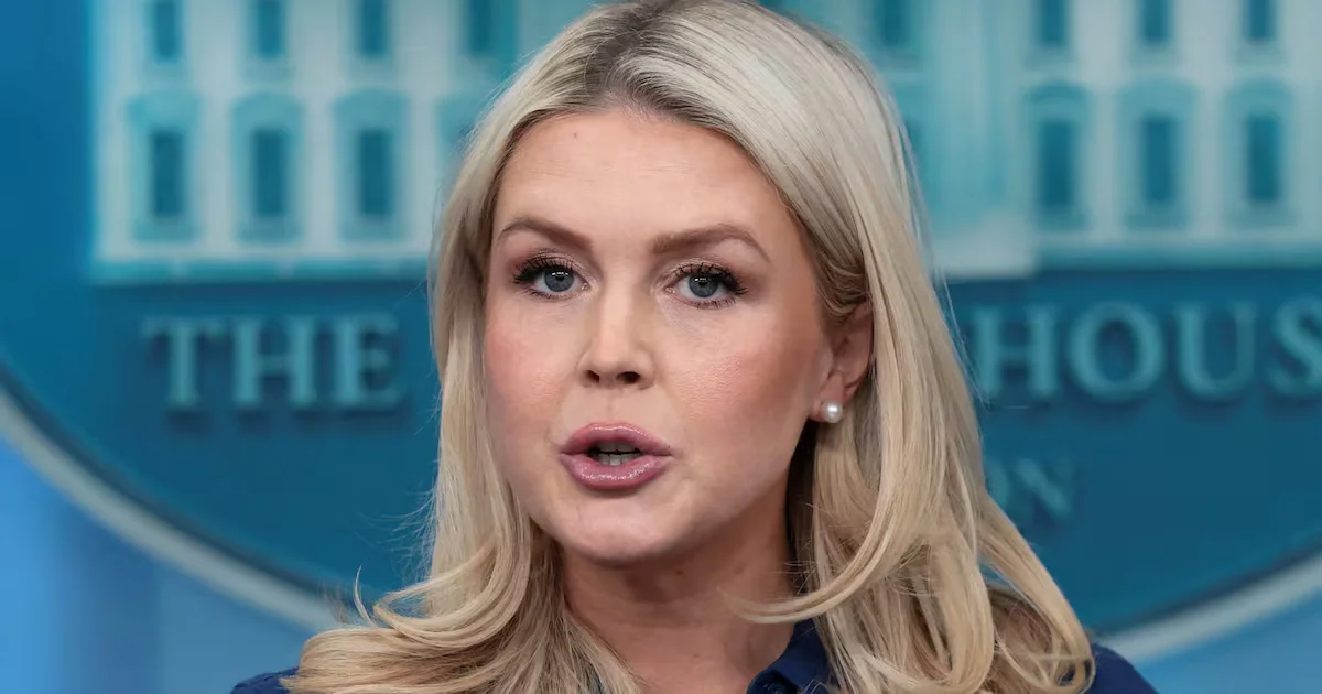 Leavitt Cornered as Trump’s Iran Deal Frays