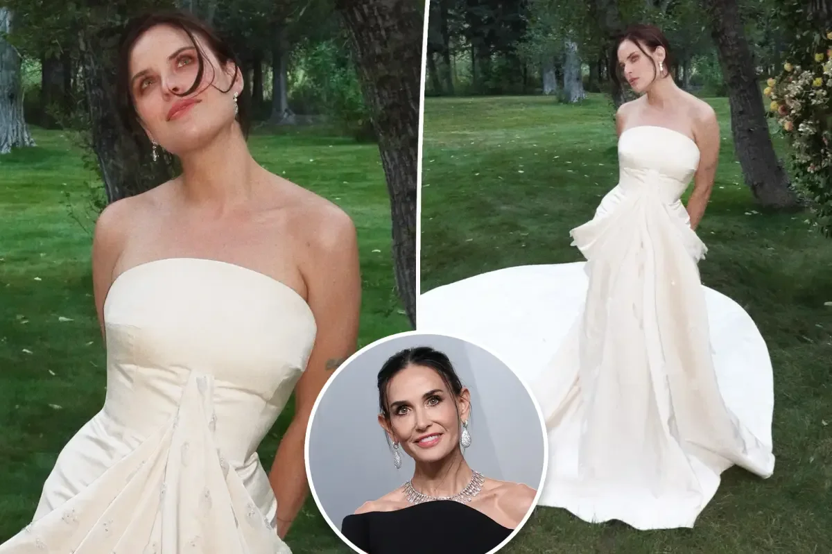 Tallulah Willis's Balenciaga dress nods to Demi Moore at Idaho wedding
