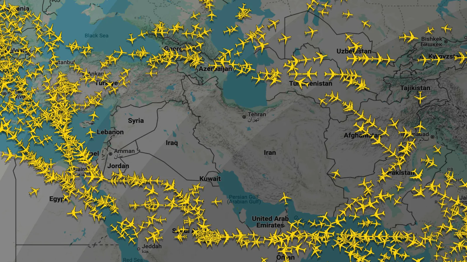 Airlines Curtail Middle East Flights Amid Rising Tensions