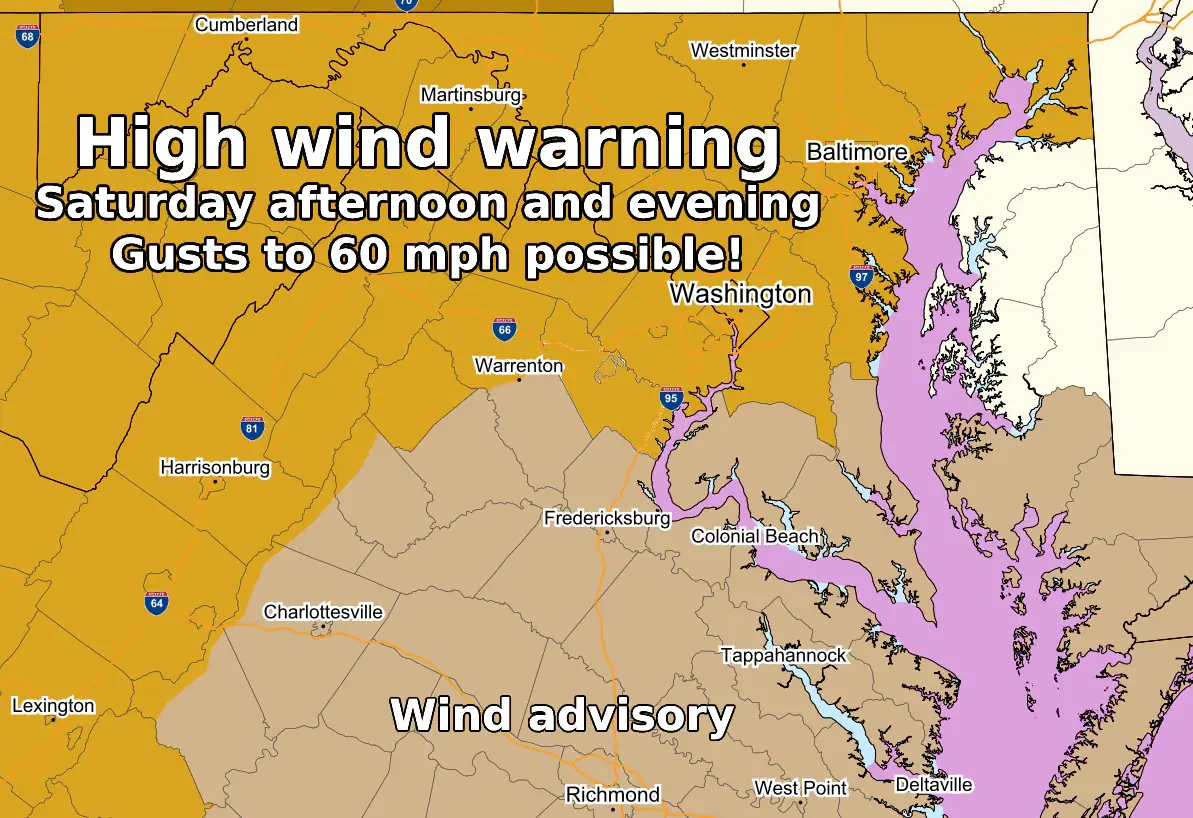 Severe wind and rain expected in multiple regions this weekend.