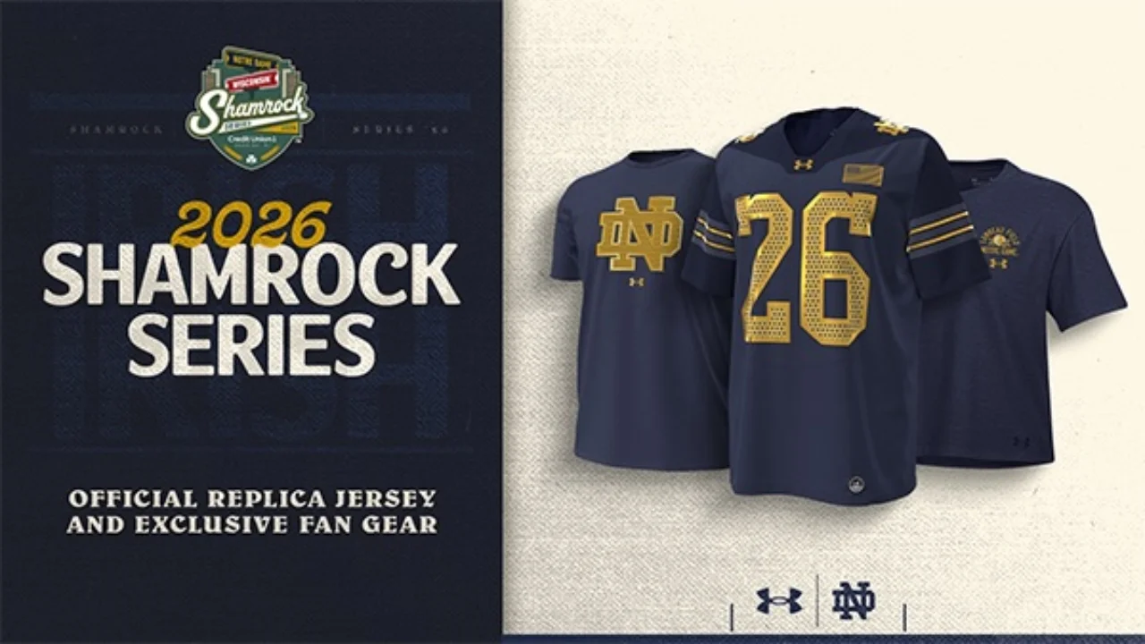 Notre Dame Unveils 2026 Shamrock Series Jerseys Inspired by Packers Legacy