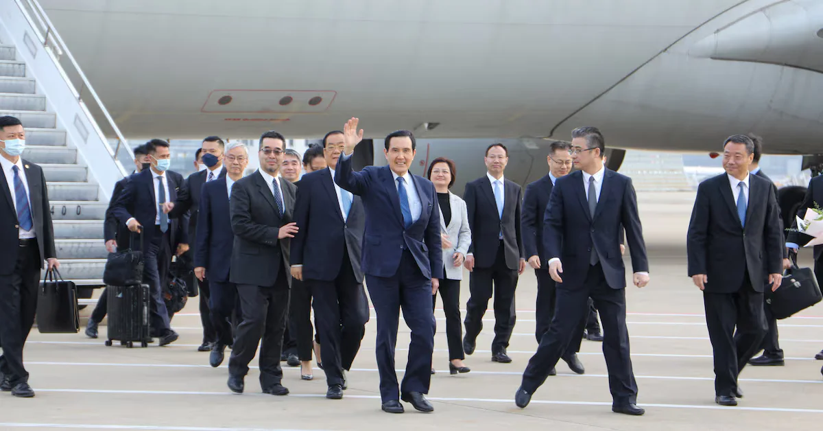 Former Taiwan President Ma Ying-jeou visits China for peace talks