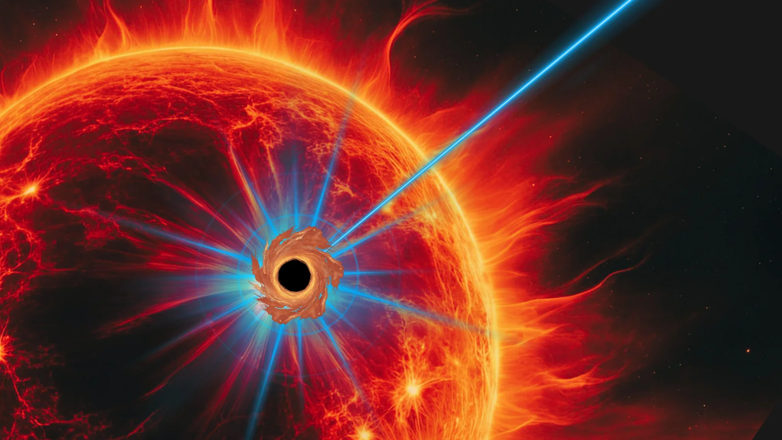 Blue cosmic flares traced to black-hole and Wolf-Rayet star mergers