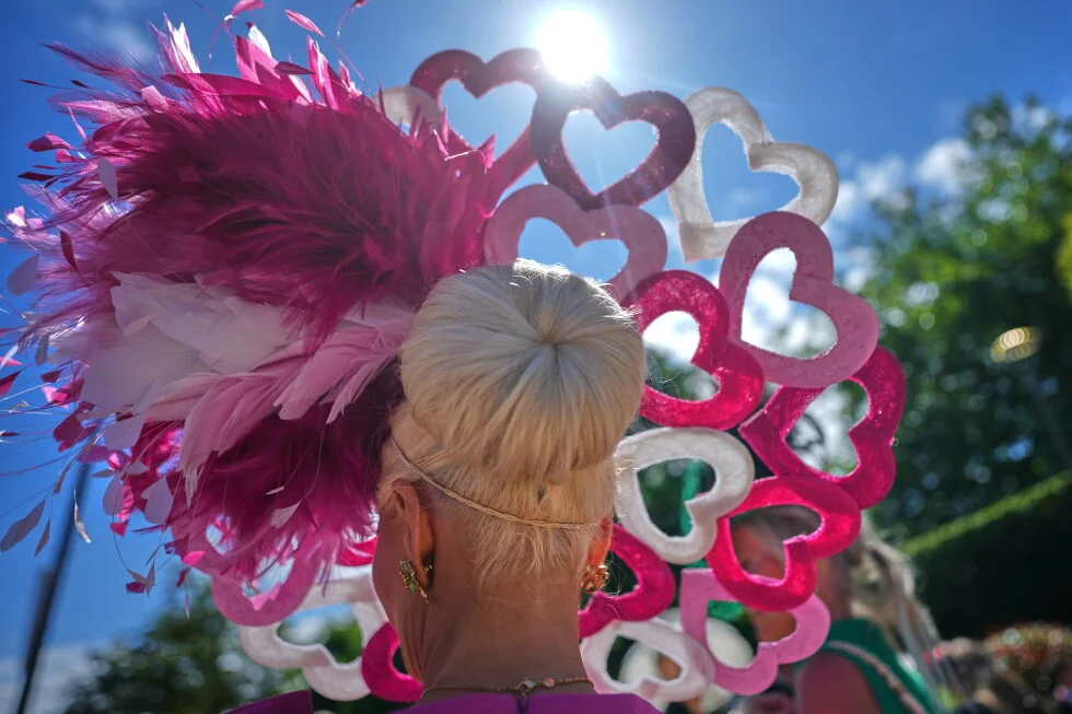 Colorful millinery takes center stage at Royal Ascot