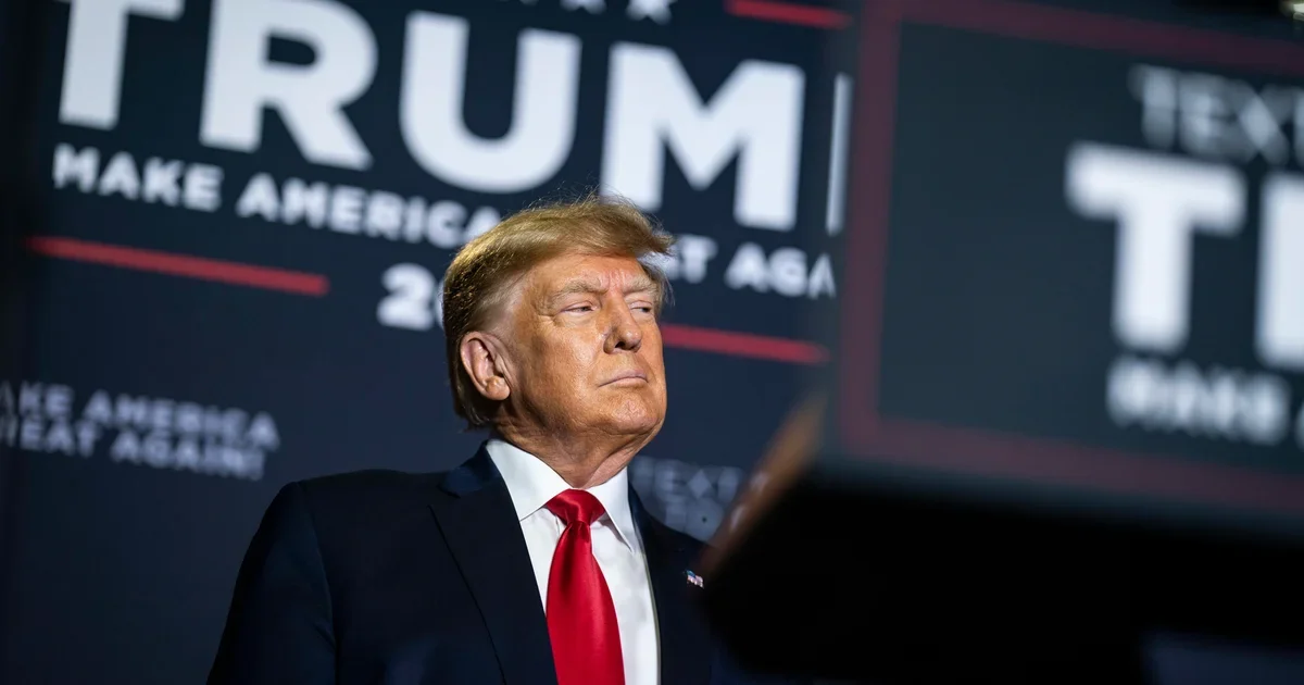 "Trump caught on tape discussing classified document after leaving White House"